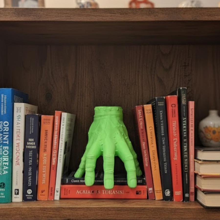 3D Modern Green Hand Sculpture 27x22 cm Shelf and Console Top Decoration