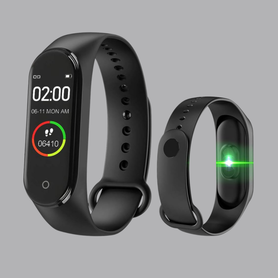 Smart Bracelet with Pedometer, Calorie Tracking, Notification Compatible IP67