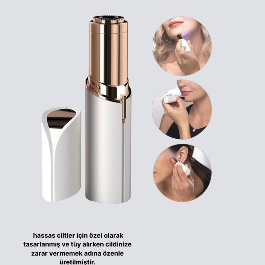 Facial Epilator for Sensitive Skin – Eyebrows and Mustache Facial Epilator for Sensitive Skin – Eyebrows and Mustache