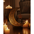 3D Crescent Star Decorative Object 23x23 cm Modern and Spiritual Design 3D Crescent Star Decorative Object 23x23 cm Modern and Spiritual Design