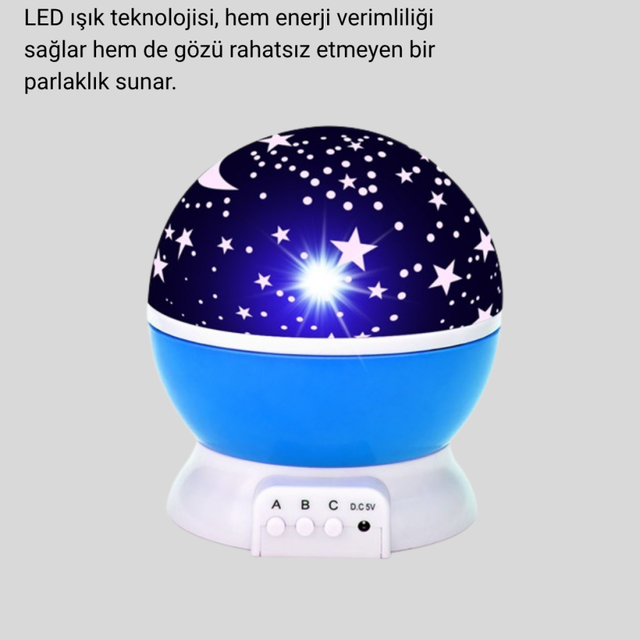 Colorful LED Night Light 6 Light Modes Kids Room Atmosphere Lighting