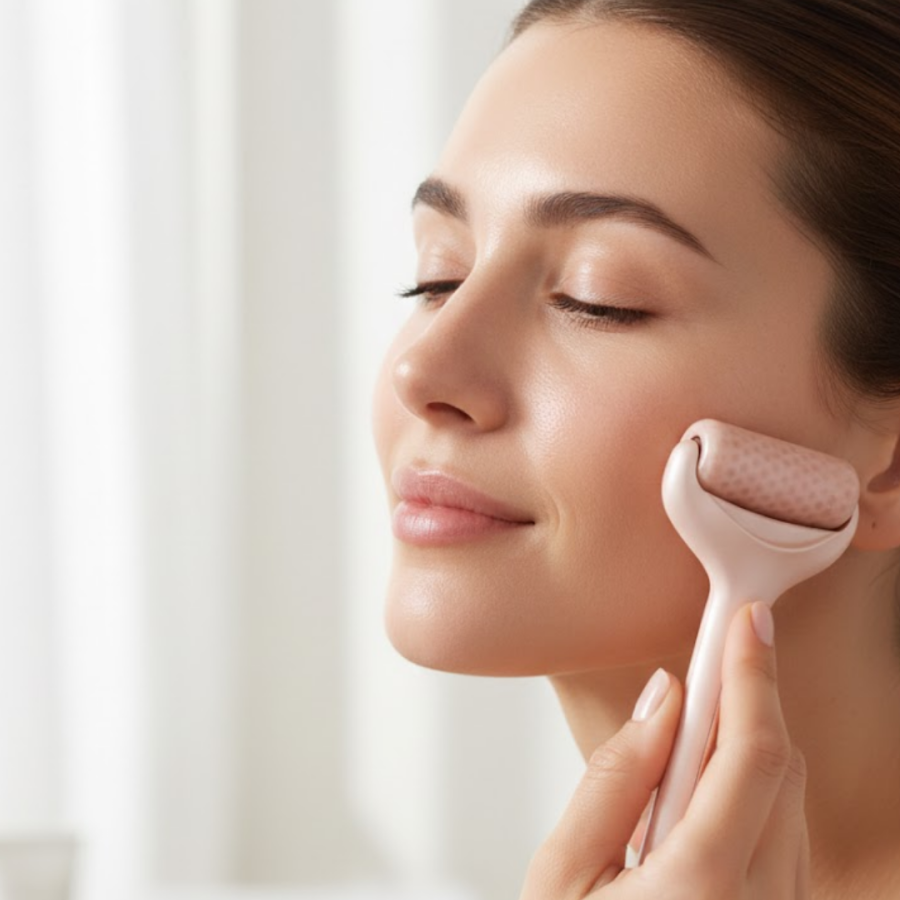 Ice Roller Anti-Puffiness Massager for Face and Under Eyes Ice Roller Anti-Puffiness Massager for Face and Under Eyes