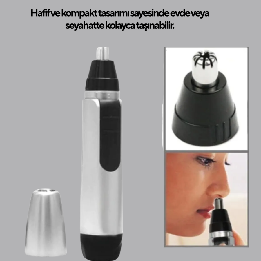 Nose Ear and Eyebrow Shaver 3D Sharp Blade Battery Operated Nose Ear and Eyebrow Shaver 3D Sharp Blade Battery Operated