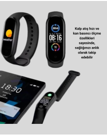 Smart Sports Bracelet – Heart Rate, Blood Pressure, Sleep Tracking and Notification Features