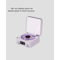Retro Speaker with Projector Light Bluetooth AUX USB Memory Card 360° Sound Rechargeable