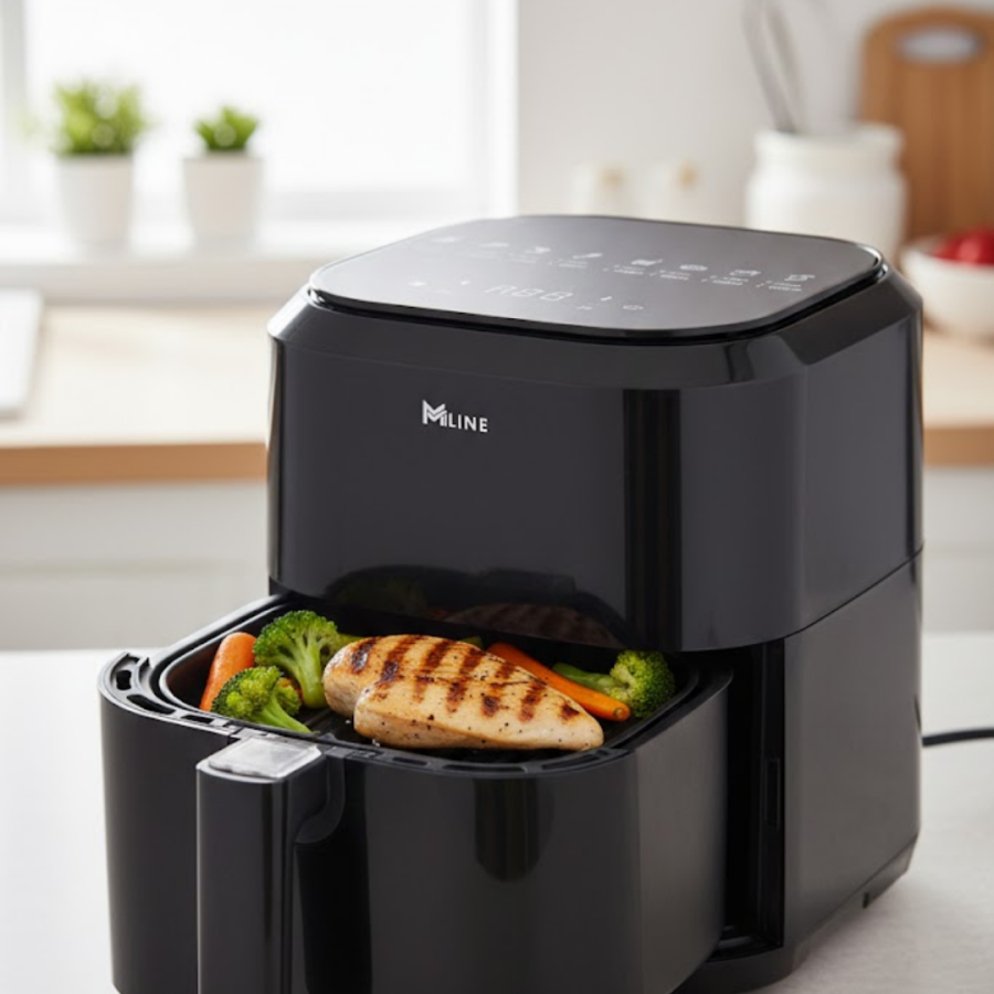 4L Oil Free Hot Air Fryer 1360W with Touch Control
