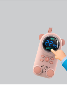 Rechargeable Baby Monitor Long Distance 22 Channel LCD Screen VOX Mode 400 mAh
