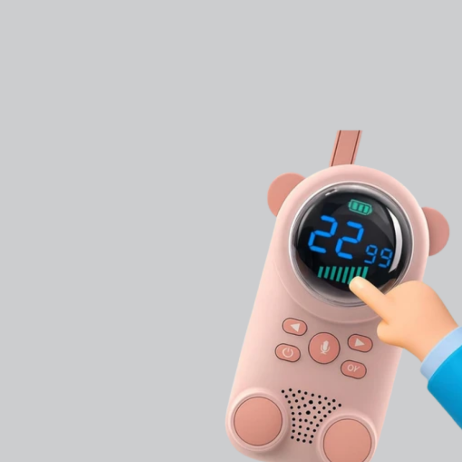 Rechargeable Baby Monitor Long Distance 22 Channel LCD Screen VOX Mode 400 mAh