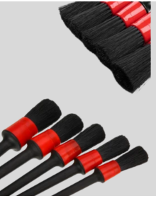 5 Piece Detail Cleaning Brush Set Rim Engine Ventilation Interior Exterior Cleaning