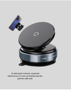 Vacuum Adsorption Magnetic Phone Holder Strong N52 360° Universal Compatibility