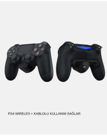 Vibrating Wireless Joystick – PS4, PC, Mobile, Tablet and Steam Compatible