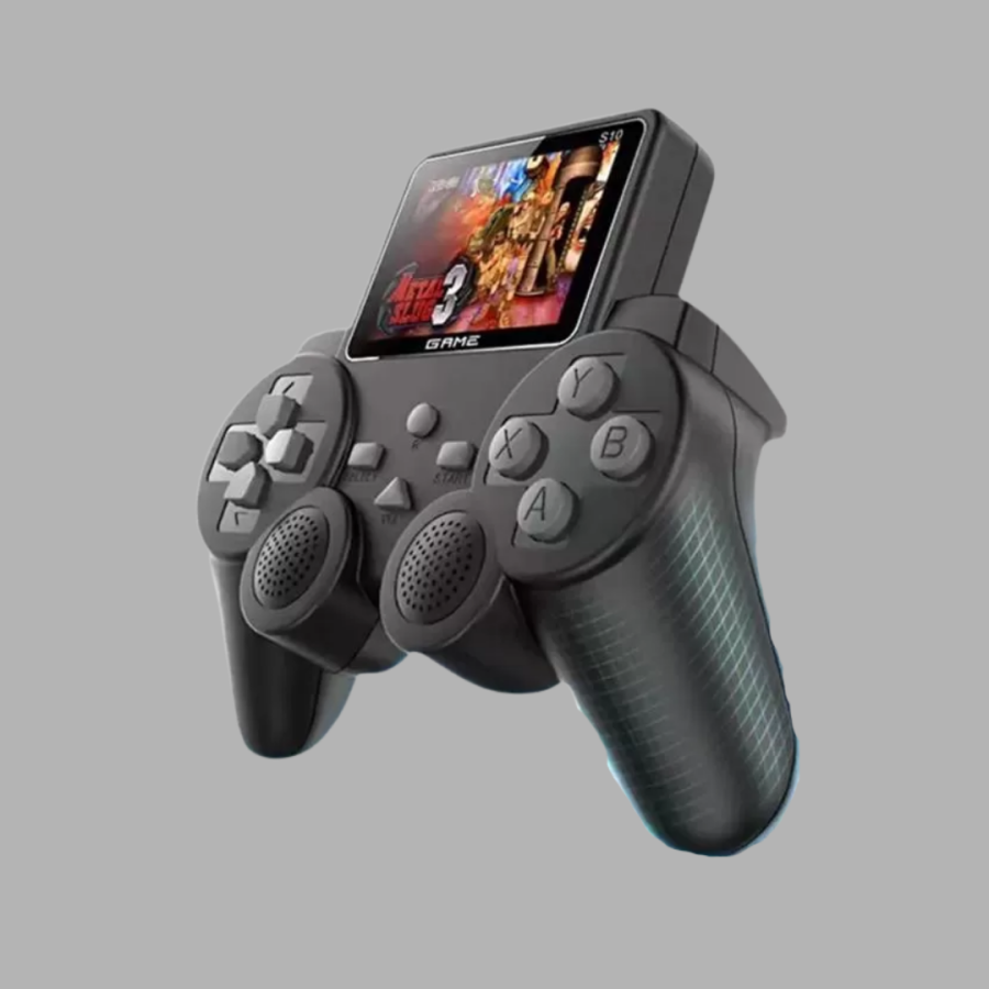 Atari S10 Retro Game Console – 520 Nostalgic Games, TV Connected, Rechargeable and Portable