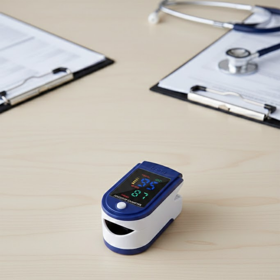 Easy to Use Finger Type Pulse Oximeter Home Use