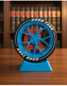 Table Decoration with Rim Design Special for Car Enthusiasts