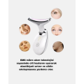 EMS Microcurrent Face and Neck Firming Device with 7000 VPM Vibration Heat Therapy
