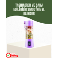 USB Rechargeable Portable Blender 380ml Mobile Smoothie Maker with Steel 304 Blades