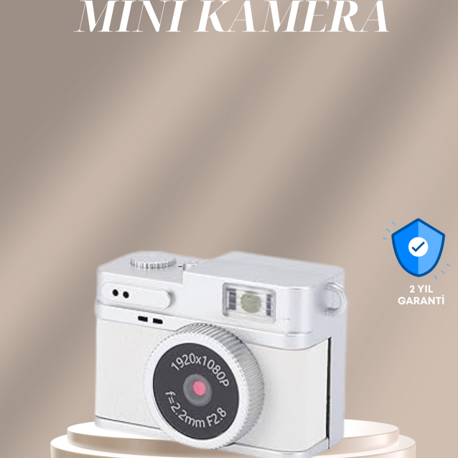 Pocket Size Vintage Digital Camera LED Supported Full HD Video
