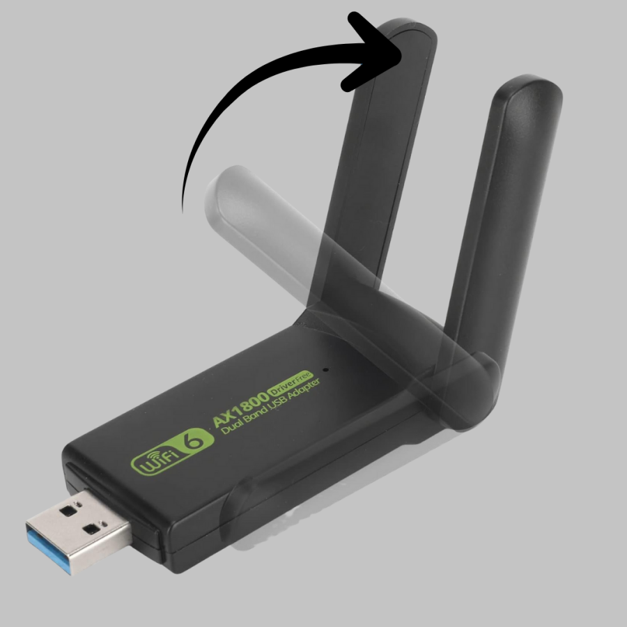 1200 Mbps Dual Band WiFi Adapter – 5.8G & 2.4G Dual Antennas 1200 Mbps Dual Band WiFi Adapter – 5.8G & 2.4G Dual Antennas