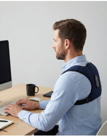 Heated and Vibrating Orthopedic Back Support Belt