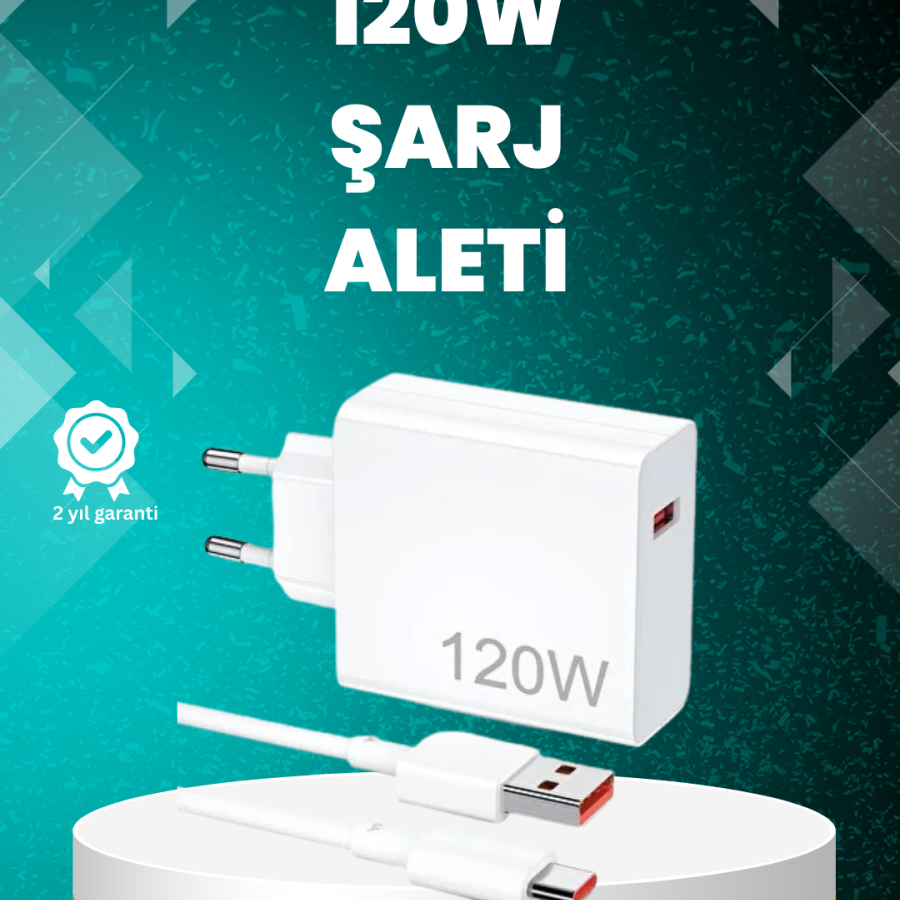 120 Watt Powerful Fast Charging Adapter Compatible with Huawei P30 P40 Mate 20 Pro