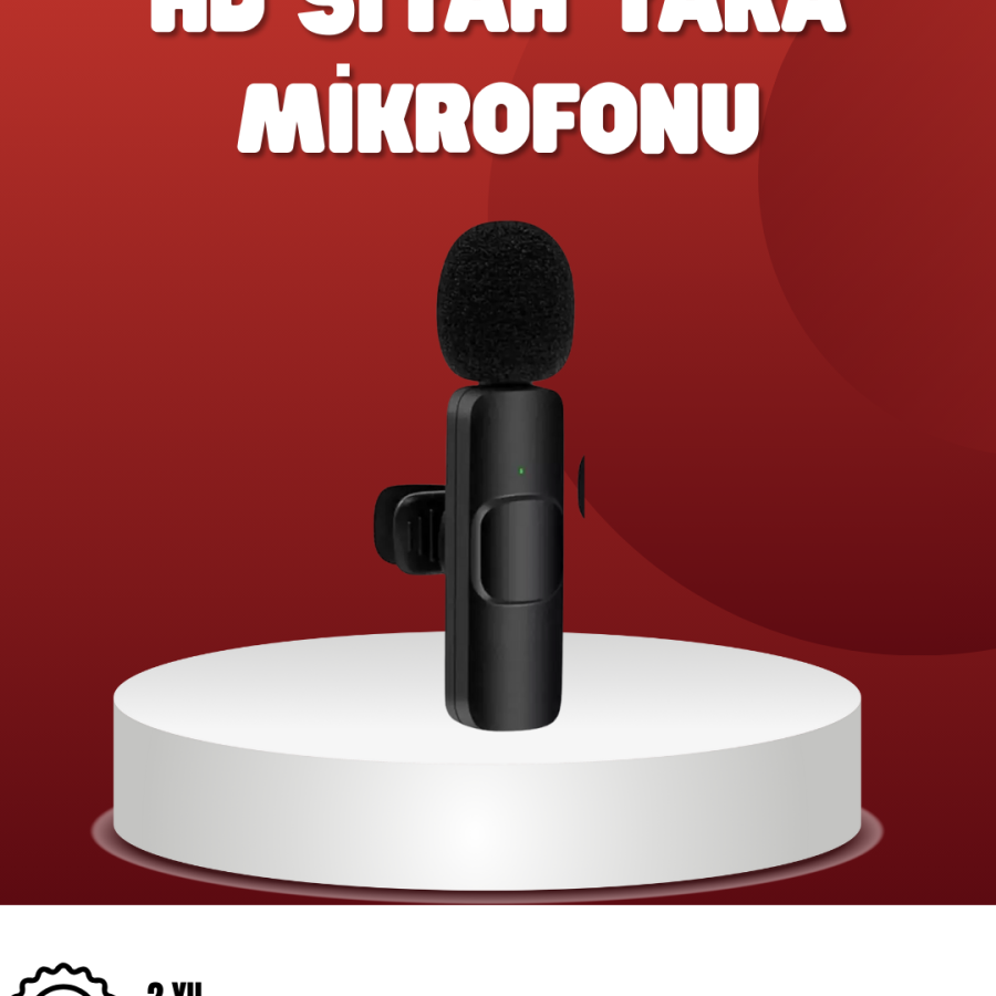 2 Wireless Lavalier Microphones Professional Video Audio for iPhone