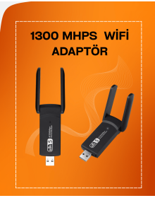 Plug-and-Play Dual Band WiFi Adapter – 1200 Mbps