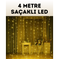 4 Meters Waterfall Curtain Led Light Outdoor Indoor Compatible 4 Meters Waterfall Curtain Led Light Outdoor Indoor Compatible