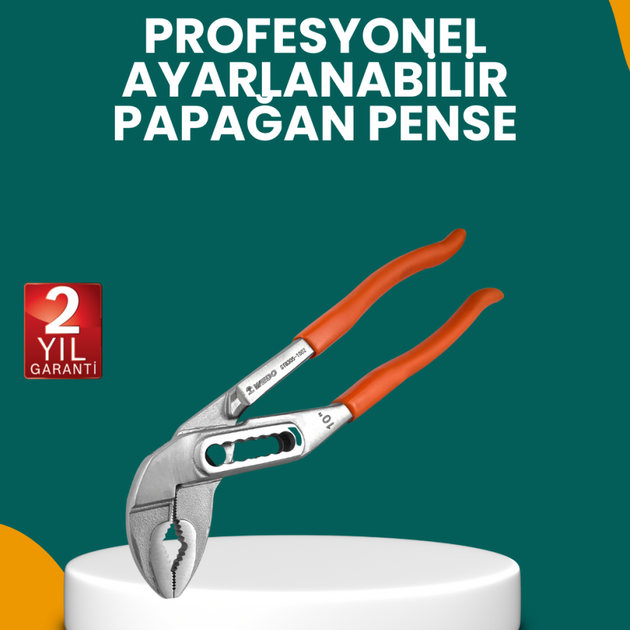 Steel Alloy Adjustable Parrot Pliers Insulated Handle
