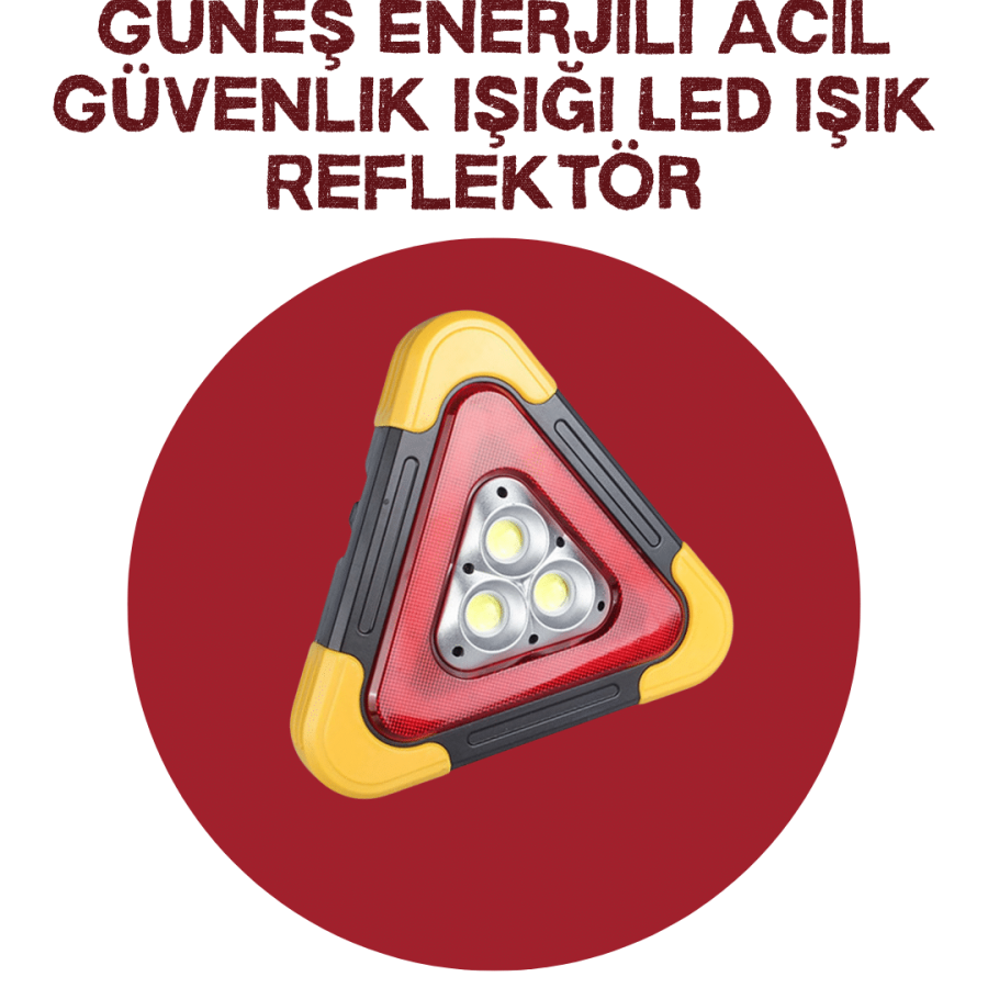 Aluminum Body LED Triangle Reflector Emergency Light