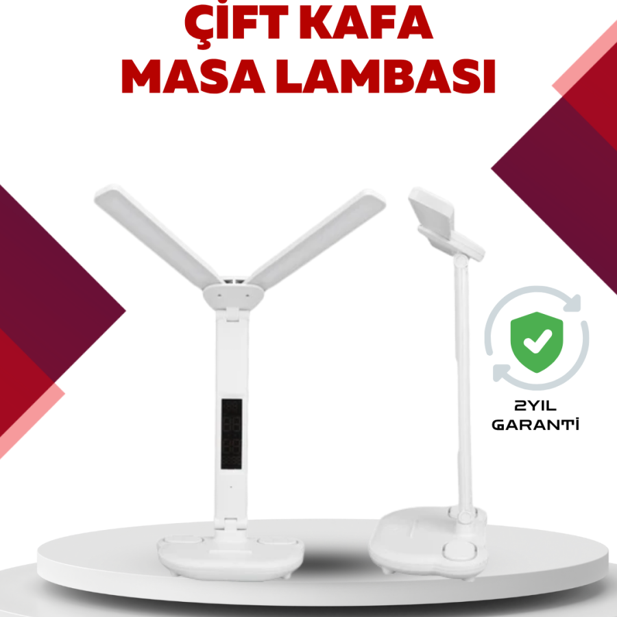 Eye Protective LED Reading Lamp | Flicker-Free Light, Pen Holder and Stand Function