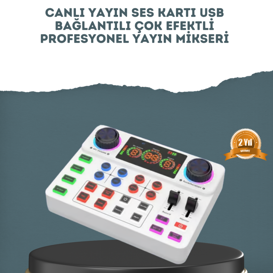 Live Broadcast Sound Card with Noise Cancellation Live Broadcast Sound Card with Noise Cancellation