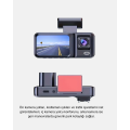 170° Wide Angle 3 Camera In-Car Recorder with Night Vision