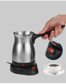 Stainless Steel Electric Coffee Pot 800W 6 Cup Capacity