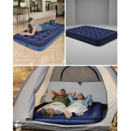 Multi-Purpose Inflatable Air Mattress Double With Quick Inflation Valve Multi-Purpose Inflatable Air Mattress Double With Quick Inflation Valve
