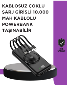 Wired and Wireless Charging with Multi-Device Compatibility – Practical Powerbank
