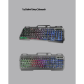 Illuminated Keyboard Mouse and Bluetooth Headset Set Turkish Q USB