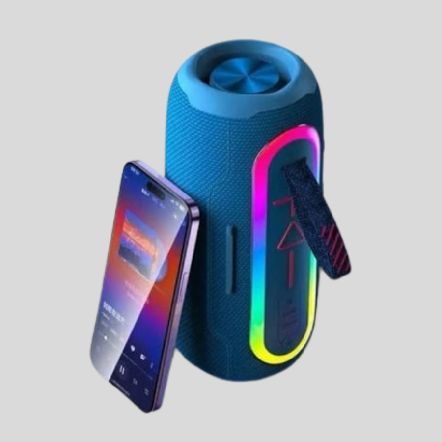 Portable Mini Bluetooth Speaker Powerful Sound and Stylish Red Design