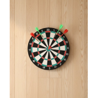 17 Inch Dartboard Stylish Design Durable Structure and Dart Arrow Gift