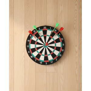 17 Inch Dartboard Stylish Design Durable Structure and Dart Arrow Gift