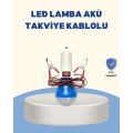 12V LED Bulb Camping and Emergency Lamp with Crocodile Clamp