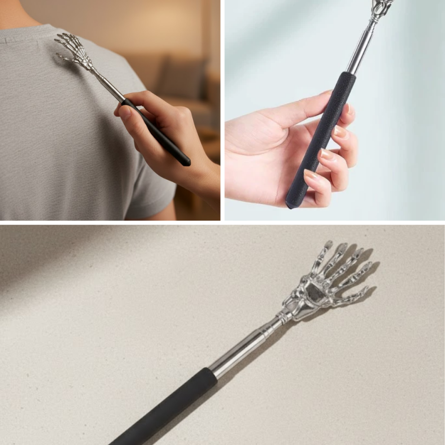 Telescopic Hand Massager and Back Scratcher Travel-Friendly Compact Design Telescopic Hand Massager and Back Scratcher Travel-Friendly Compact Design