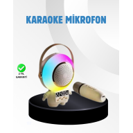 Astronaut Mini Bluetooth Speaker and Karaoke Microphone with Colorful Lights