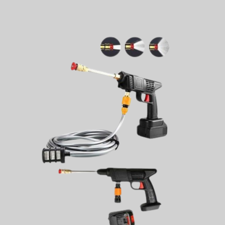 21V Cordless Pressure Washer with Dual Battery and Fast Charging Feature