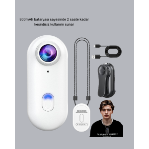 1080P Full HD Sports Camera with 360° Clip and WiFi
