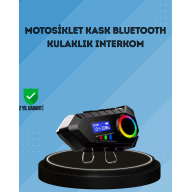 500mAh Battery Bluetooth 5.4 Intercom LED Display FM Supported