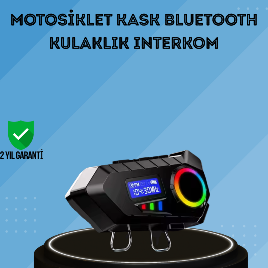 500mAh Battery Bluetooth 5.4 Intercom LED Screen FM Supported 500mAh Battery Bluetooth 5.4 Intercom LED Screen FM Supported