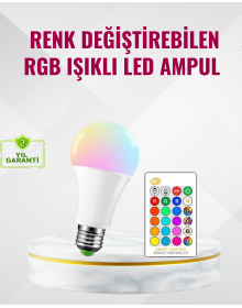 RGB Remote Control LED Bulb 16 Colors Decorative Lighting