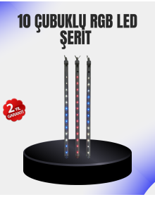 Decorative LED Meteor Light 10 Stick Set