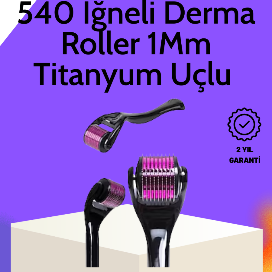 Titanium Derma Roller for Safe Use at Home – Black Handle Titanium Derma Roller for Safe Use at Home – Black Handle