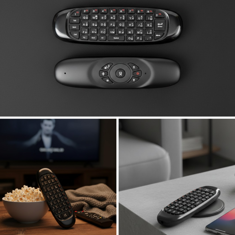 Android TV and PC Compatible Wireless Air Mouse Controller Android TV and PC Compatible Wireless Air Mouse Controller